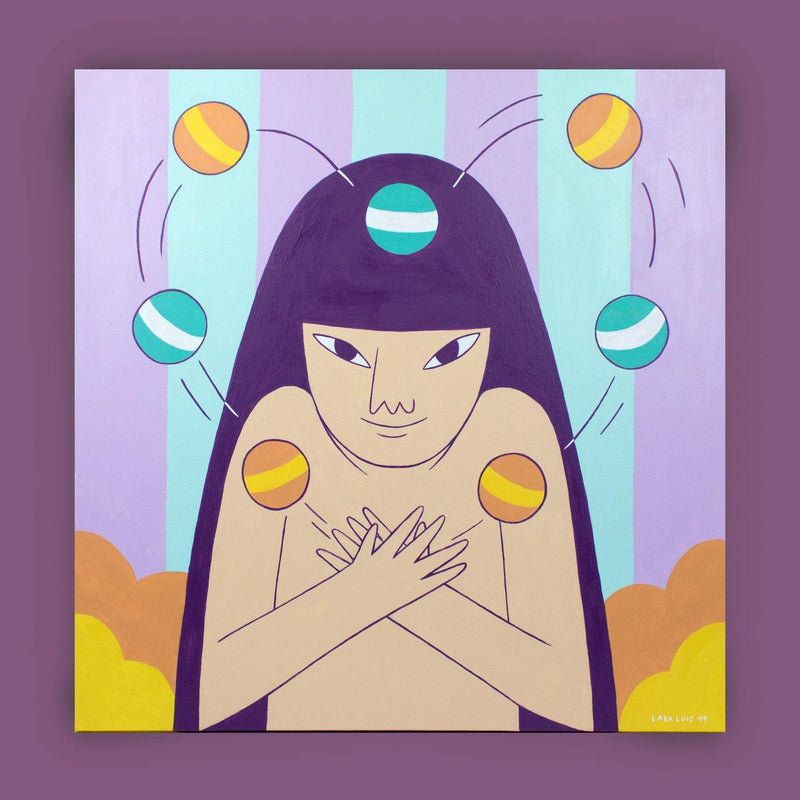 Lara Luis - Seven - Circus Network Street Art and Illustration