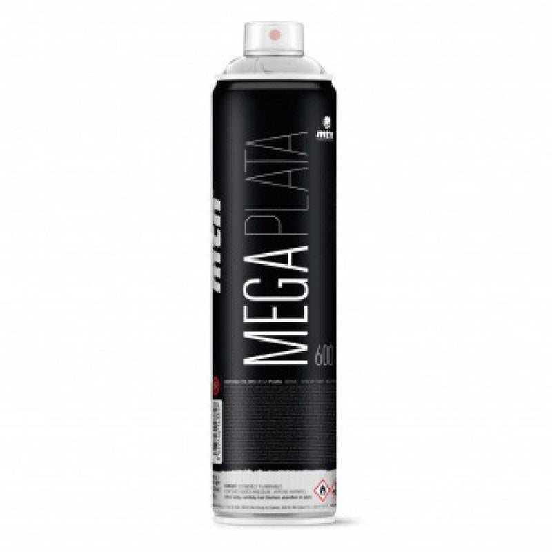 Mega Silver - Spray Paint - Circus Network Street Art and Illustration