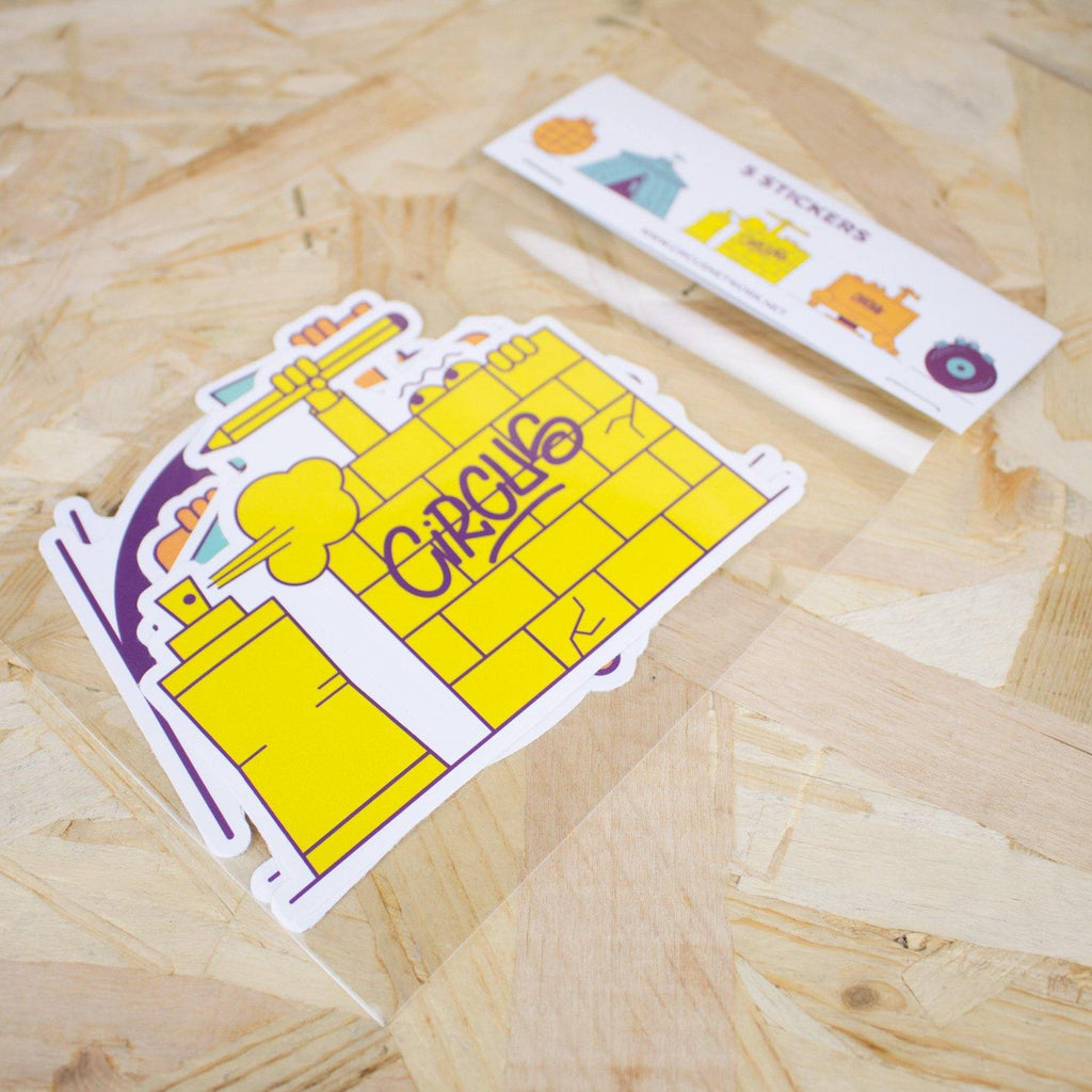 Circus Network - 7 Years Anniversary Stickers - Circus Network Street Art and Illustration