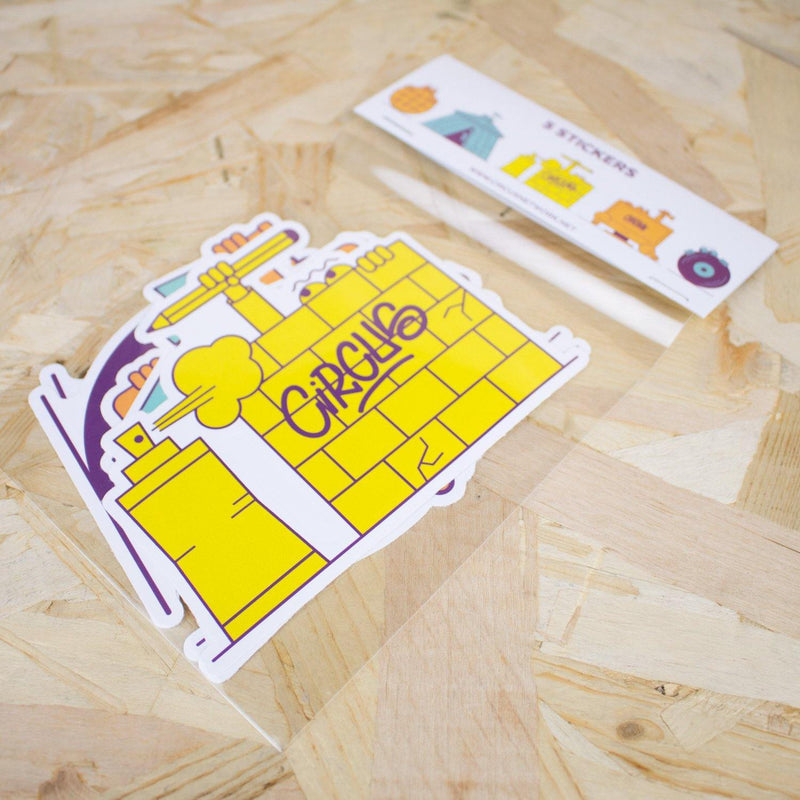 Circus Network - 7 Years Anniversary Stickers - Circus Network Street Art and Illustration