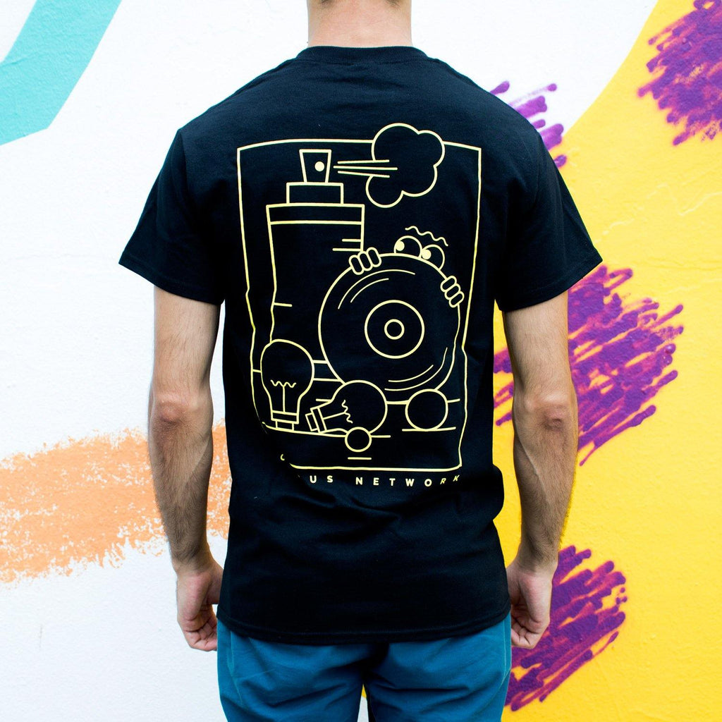 Circus Network - 7 Years Anniversary T-shirt Yellow - Circus Network Street Art and Illustration