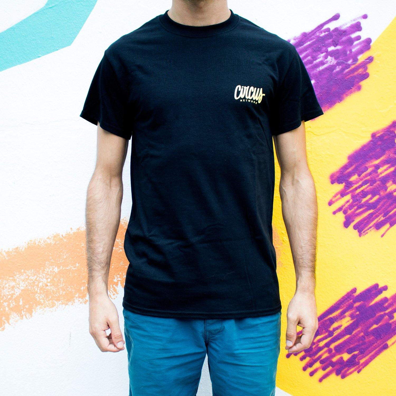 Circus Network - 7 Years Anniversary T-shirt Yellow - Circus Network Street Art and Illustration